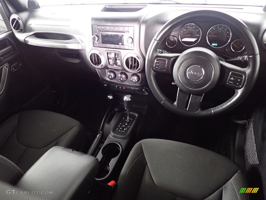 2014 Jeep Wrangler Unlimited Sport 4x4 RHD Black Dashboard Photo #141294220