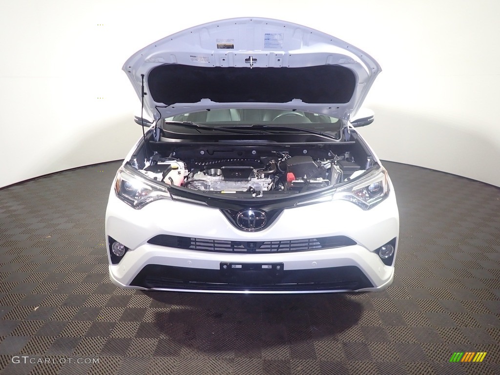 2017 RAV4 Platinum - Blizzard Pearl White / Black photo #9
