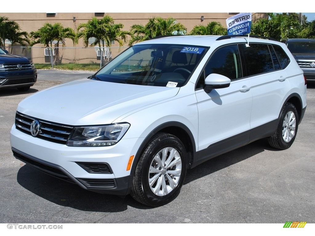 White Silver Metallic 2018 Volkswagen Tiguan S Exterior Photo #141294586