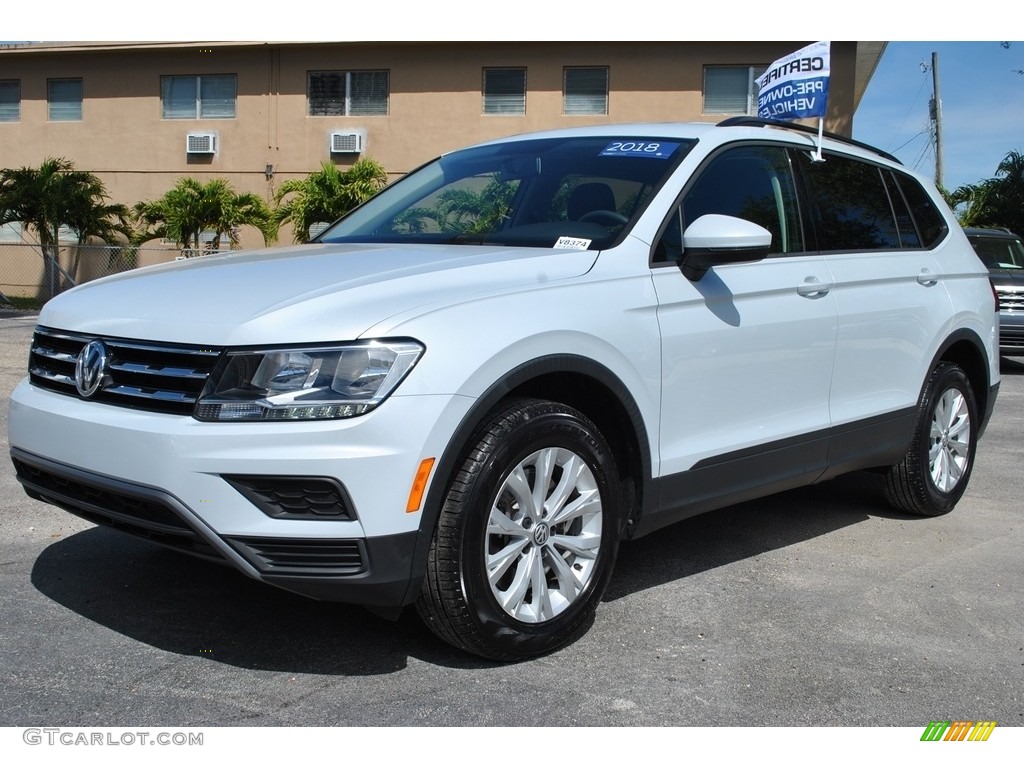 White Silver Metallic 2018 Volkswagen Tiguan S Exterior Photo #141294610