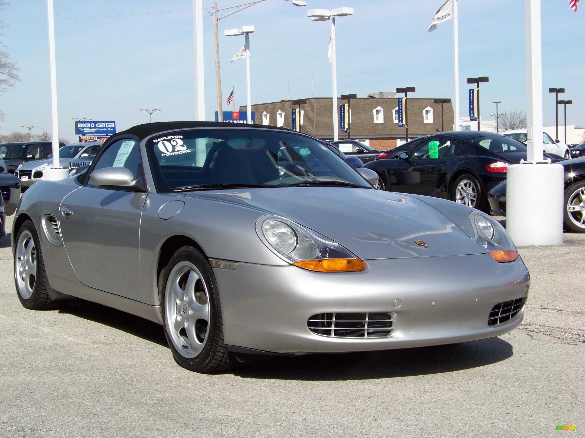 2002 Boxster  - Arctic Silver Metallic / Graphite Grey photo #3