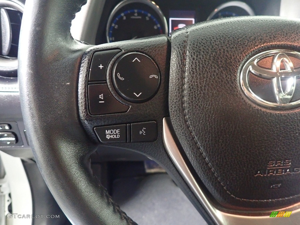 2017 RAV4 Platinum - Blizzard Pearl White / Black photo #33