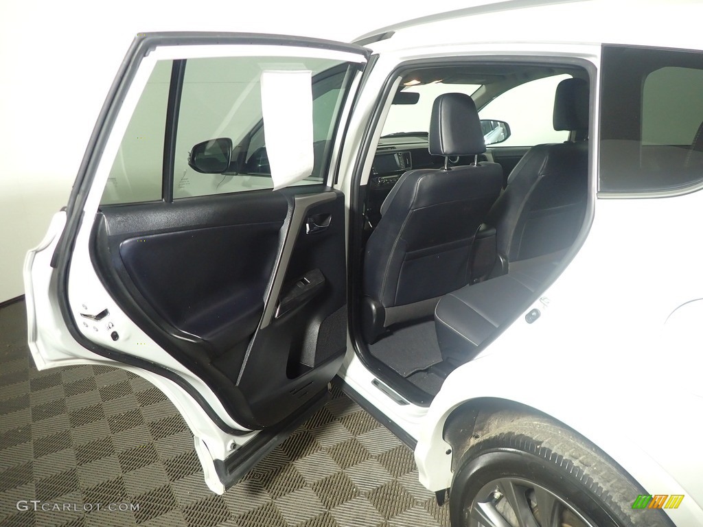 2017 RAV4 Platinum - Blizzard Pearl White / Black photo #38
