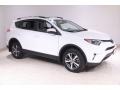 2018 Super White Toyota RAV4 XLE  photo #1