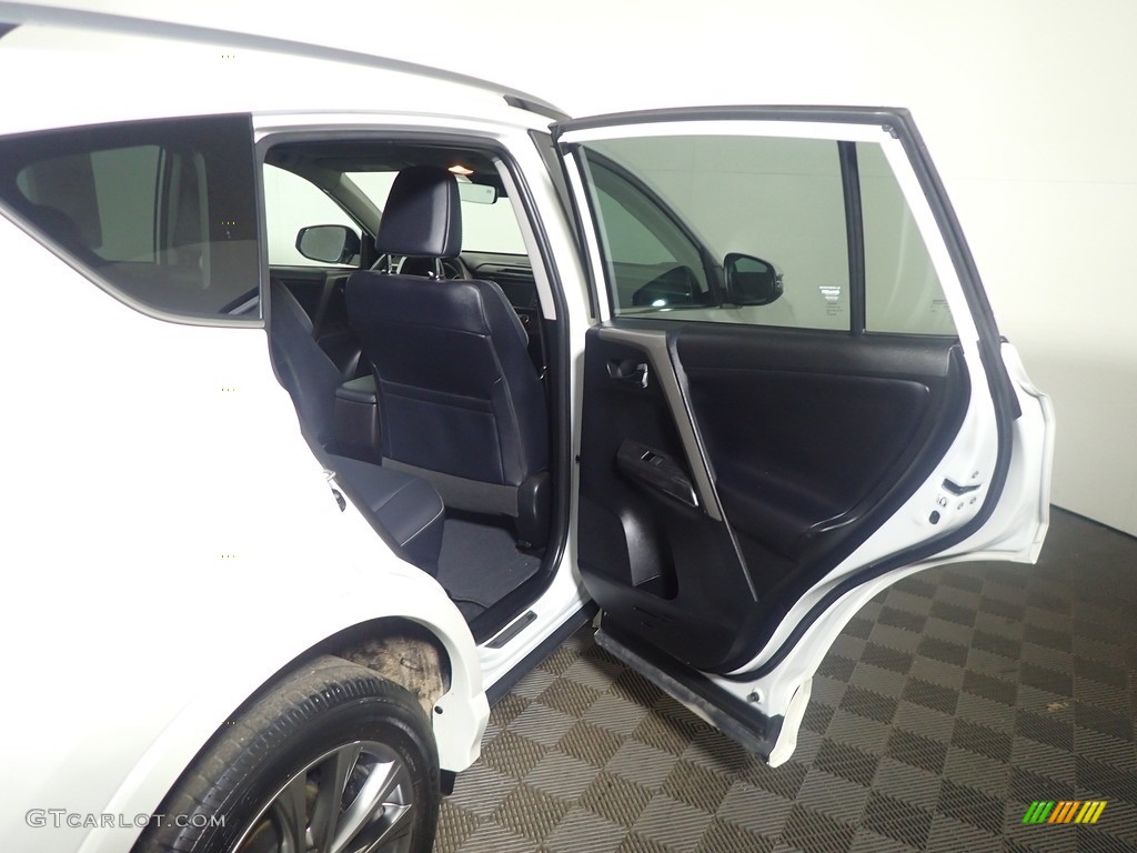 2017 RAV4 Platinum - Blizzard Pearl White / Black photo #40