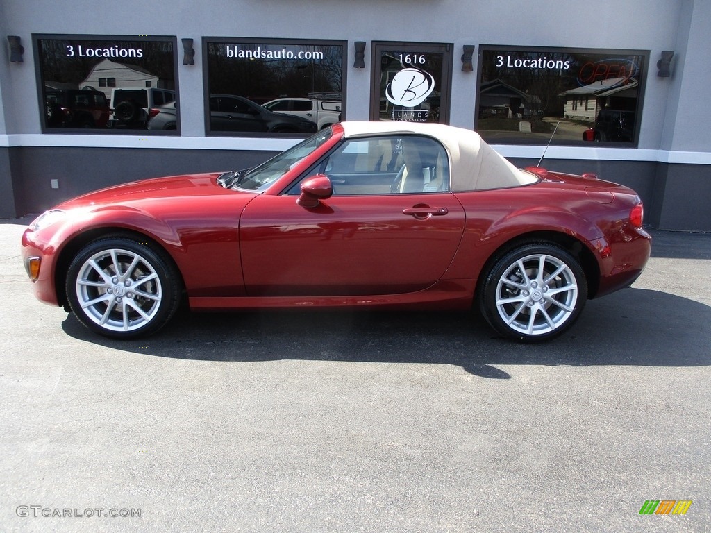 2012 MX-5 Miata Grand Touring Roadster - Copper Red Mica / Dune Beige photo #2