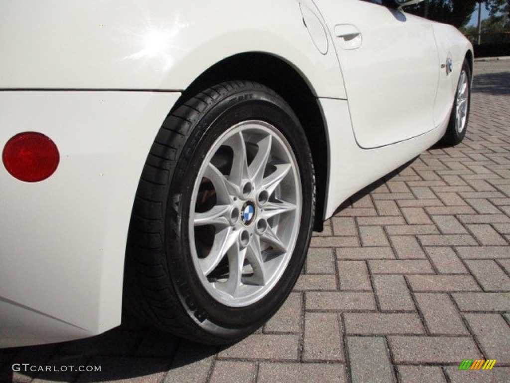 2005 Z4 2.5i Roadster - Alpine White / Maldives Blue photo #62