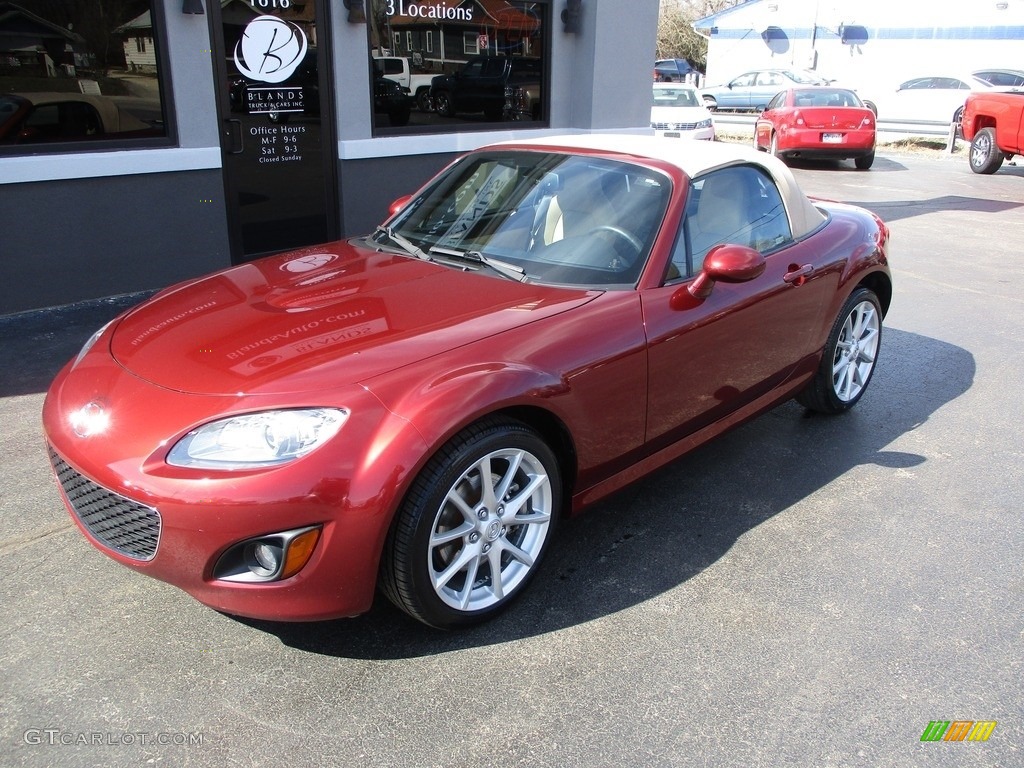 2012 MX-5 Miata Grand Touring Roadster - Copper Red Mica / Dune Beige photo #3