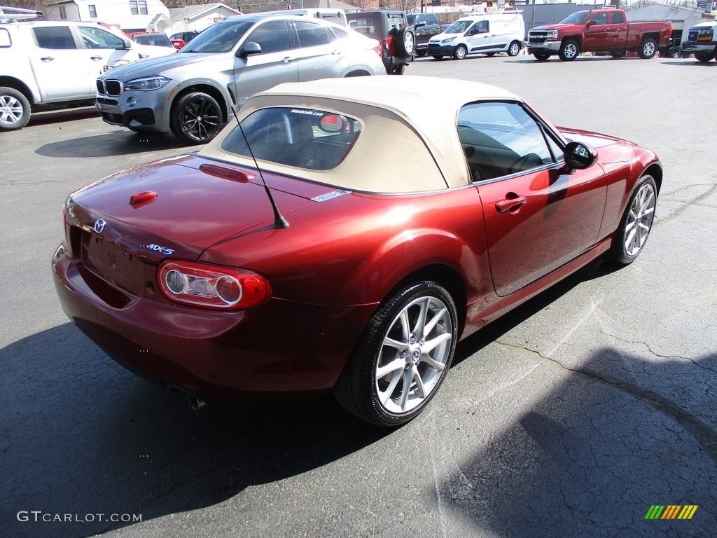 2012 MX-5 Miata Grand Touring Roadster - Copper Red Mica / Dune Beige photo #5