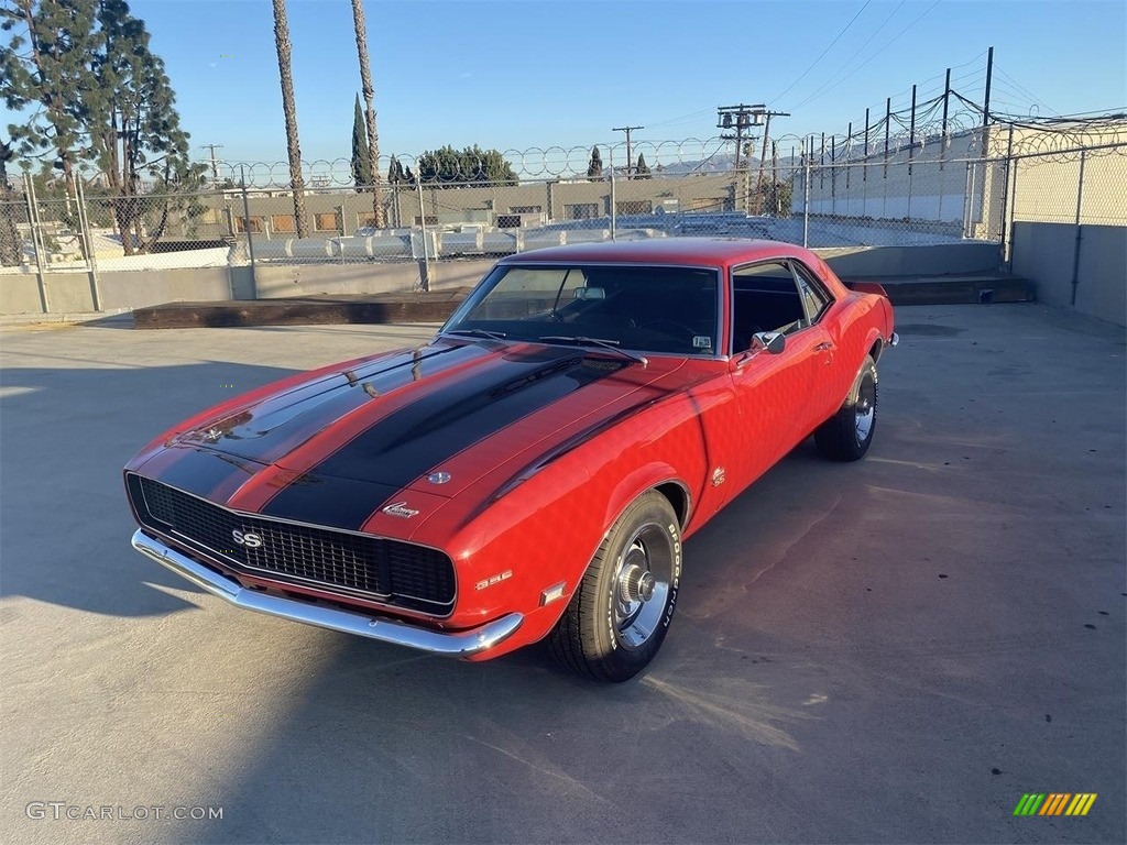 1968 Camaro SS Coupe - Red / Black photo #1