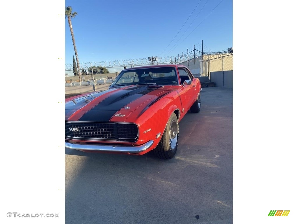 1968 Camaro SS Coupe - Red / Black photo #7