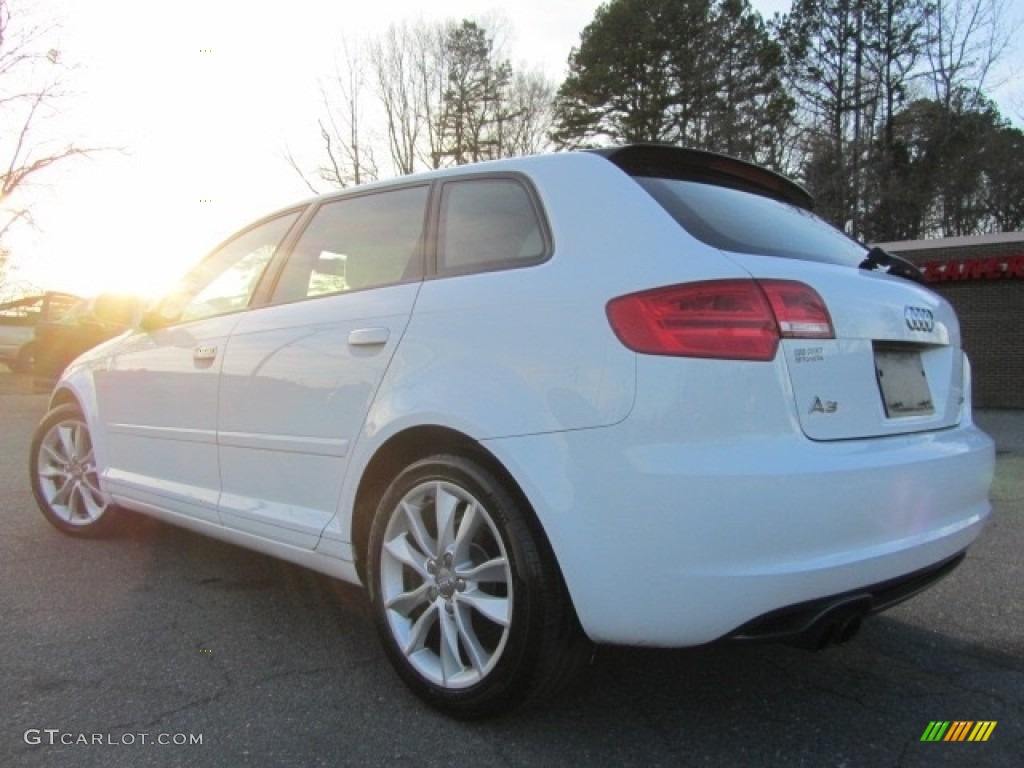 2012 A3 2.0T - Ibis White / Luxor Beige photo #8