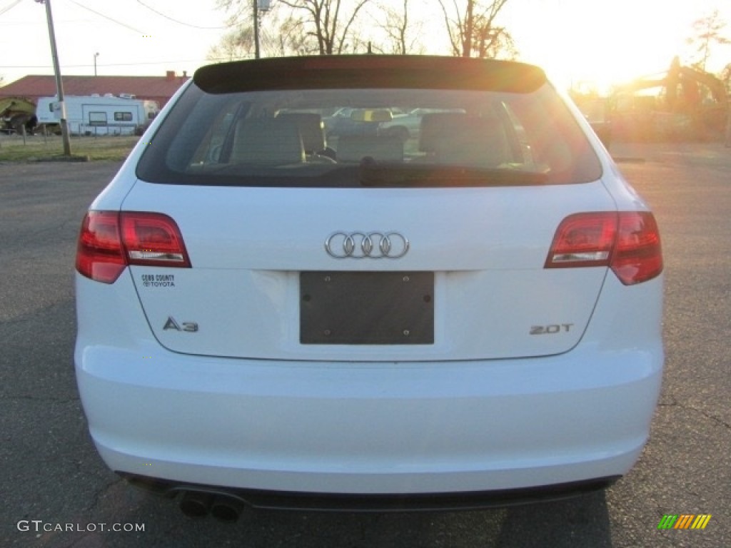 2012 A3 2.0T - Ibis White / Luxor Beige photo #9