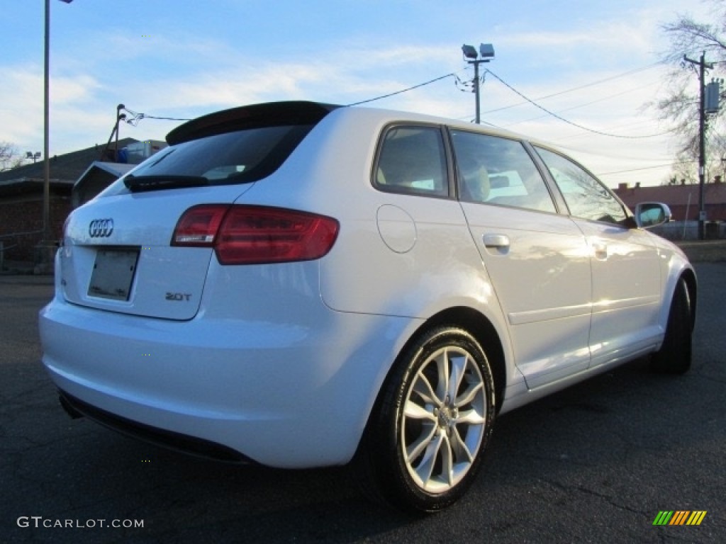 2012 A3 2.0T - Ibis White / Luxor Beige photo #10