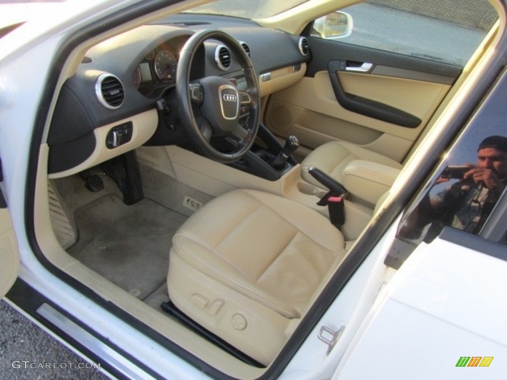 2012 A3 2.0T - Ibis White / Luxor Beige photo #16