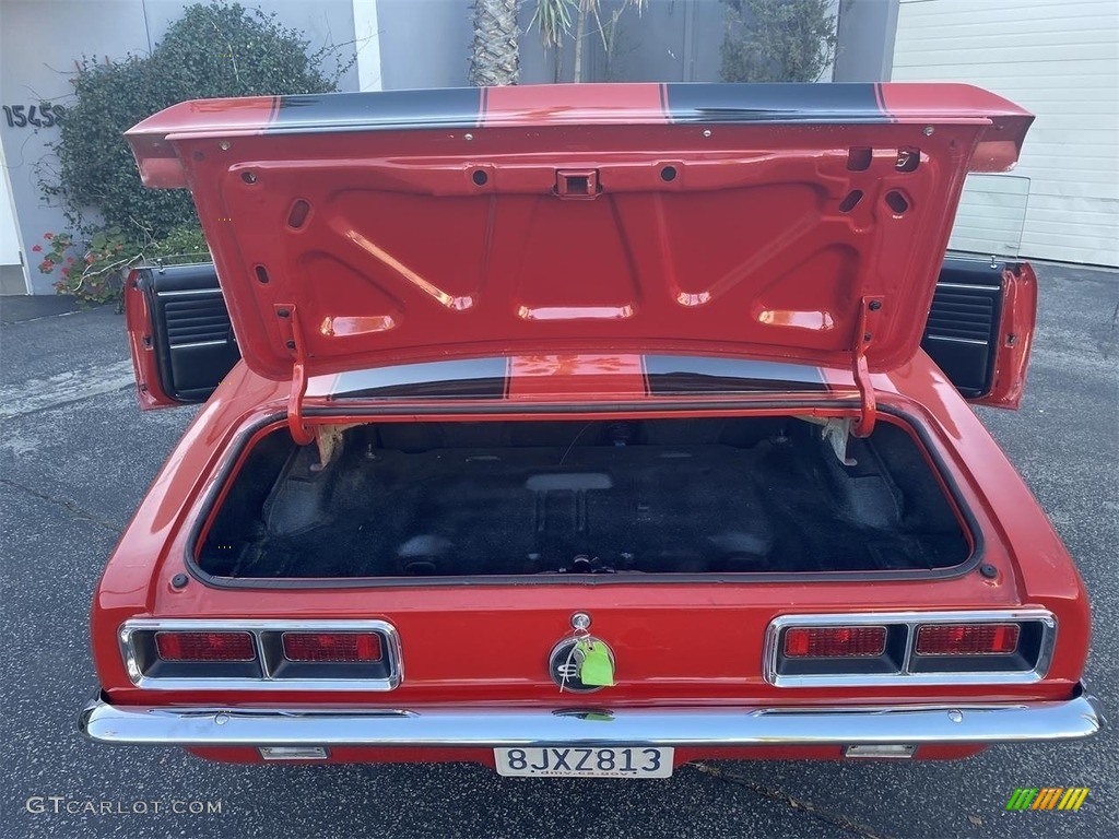 1968 Camaro SS Coupe - Red / Black photo #24