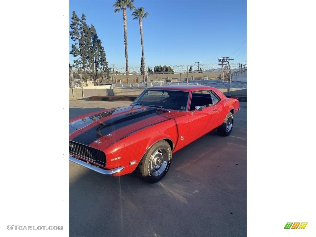 1968 Camaro SS Coupe - Red / Black photo #30