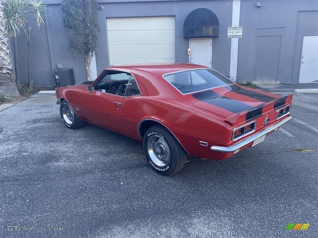 1968 Camaro SS Coupe - Red / Black photo #36
