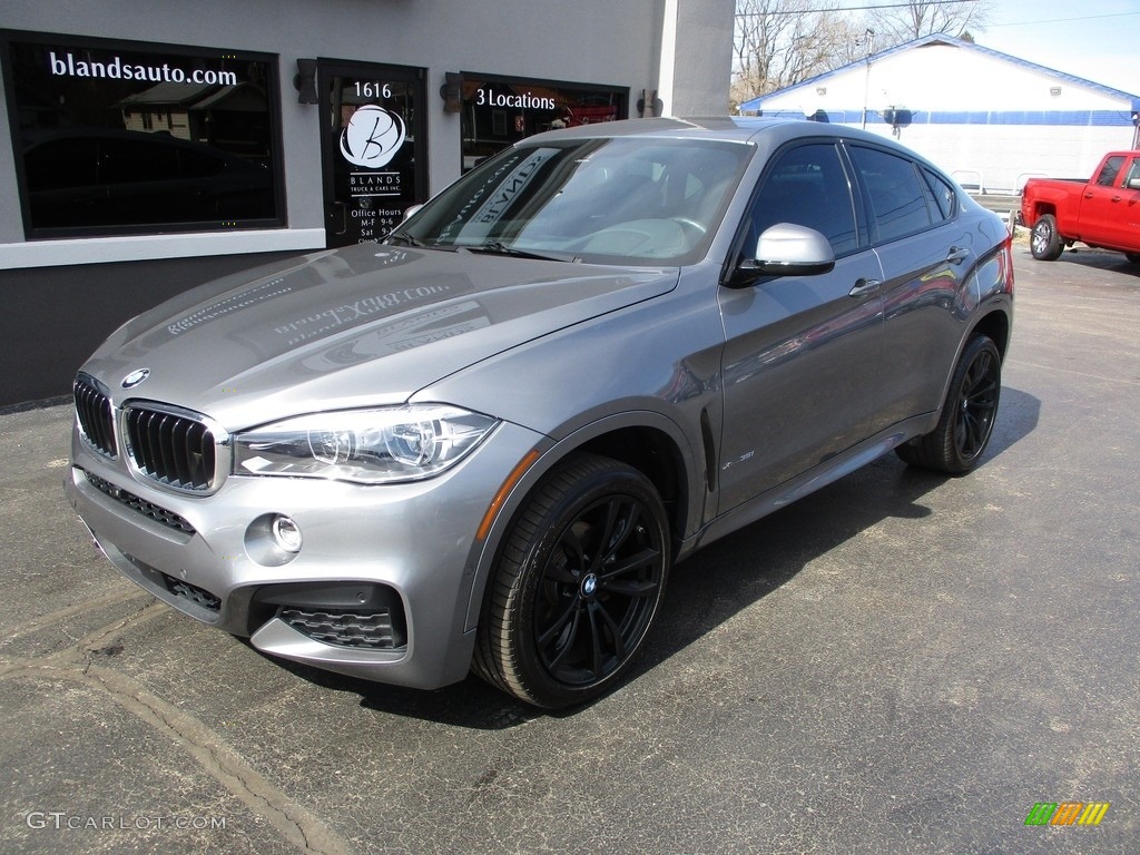2018 X6 xDrive35i - Space Gray Metallic / Black photo #2