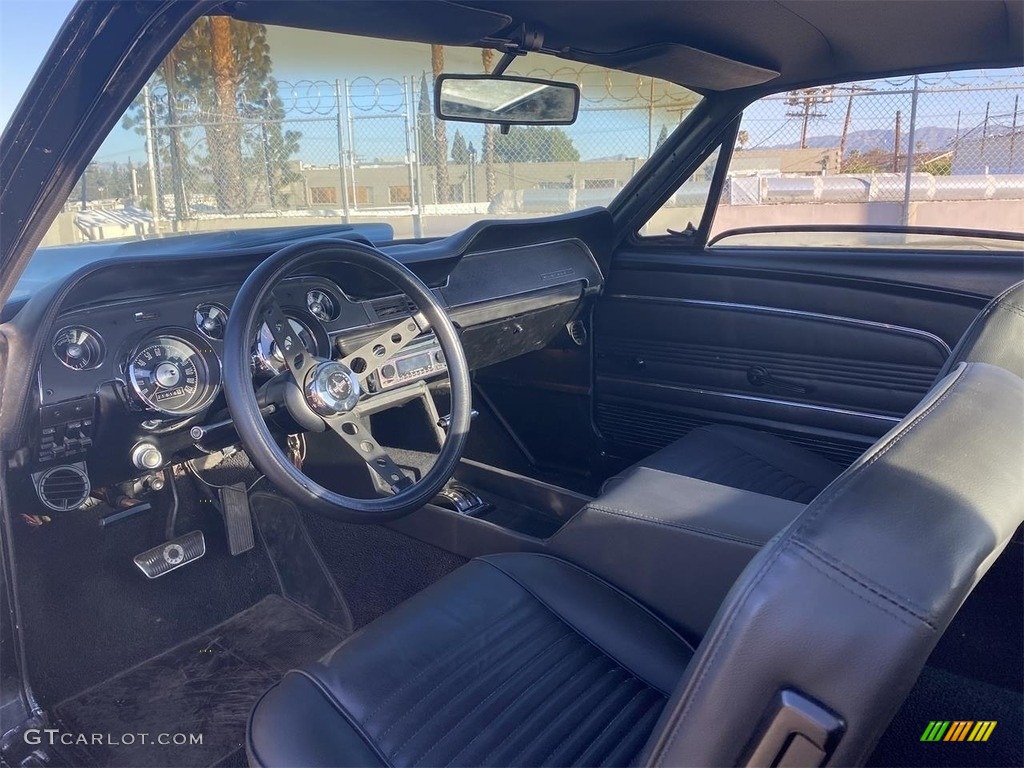 1967 Mustang Fastback - Raven Black / Black photo #3