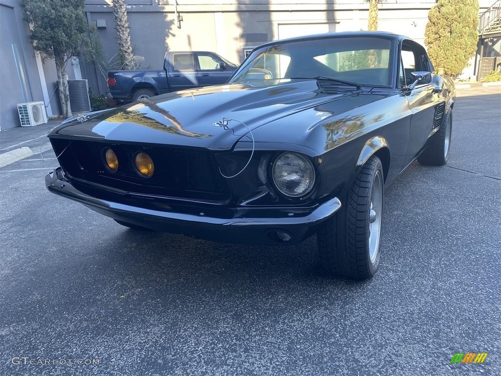 1967 Mustang Fastback - Raven Black / Black photo #7