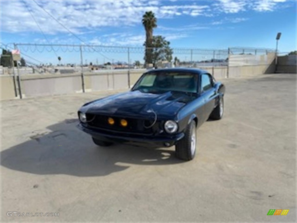 1967 Mustang Fastback - Raven Black / Black photo #25