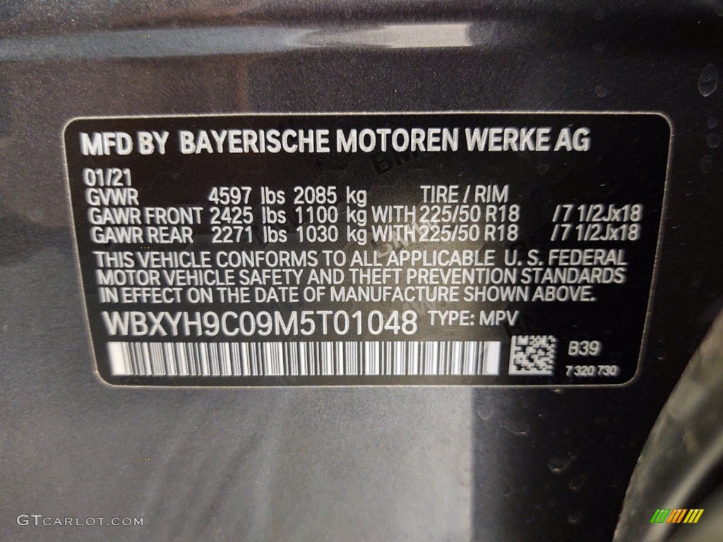 2021 X2 sDrive28i - Mineral Gray Metallic / Black photo #26