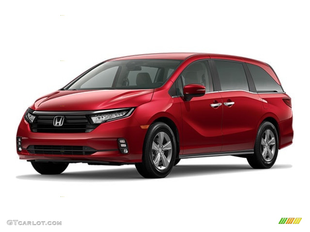 2022 Odyssey EX - Radiant Red Metallic II / Beige photo #40