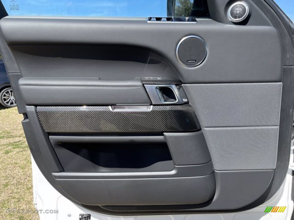 2021 Land Rover Range Rover Sport SVR Ebony Door Panel Photo #141300117