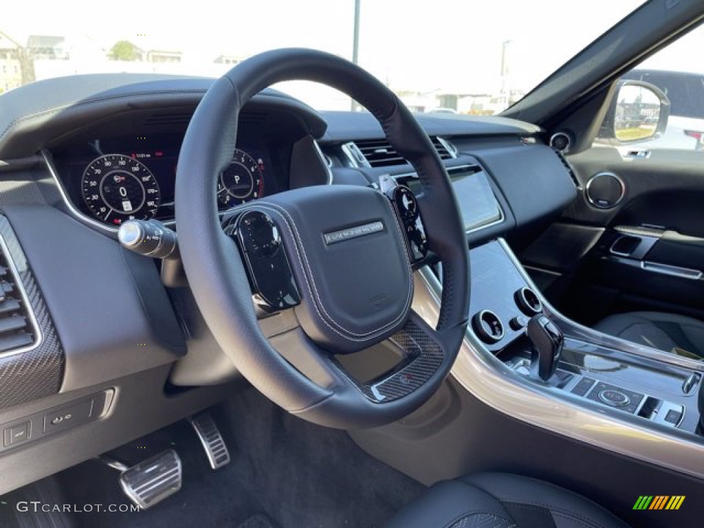 2021 Land Rover Range Rover Sport SVR Ebony Dashboard Photo #141300195