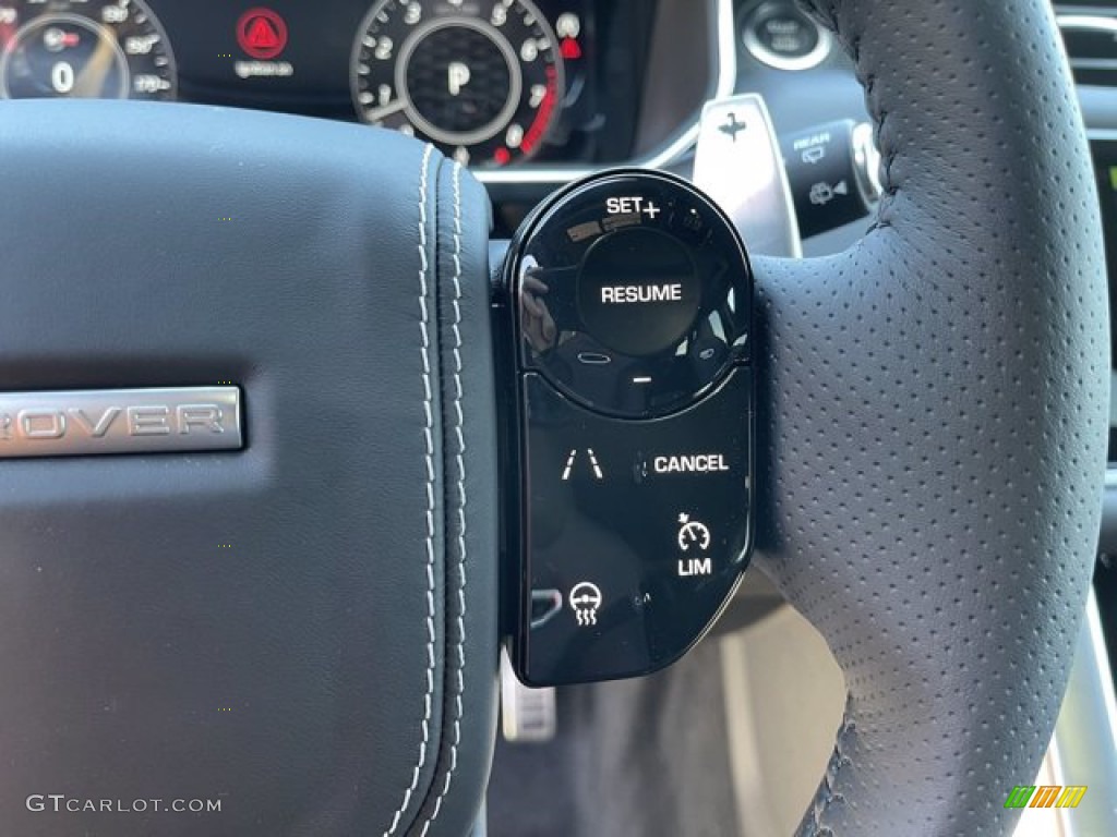 2021 Land Rover Range Rover Sport SVR Ebony Steering Wheel Photo #141300231