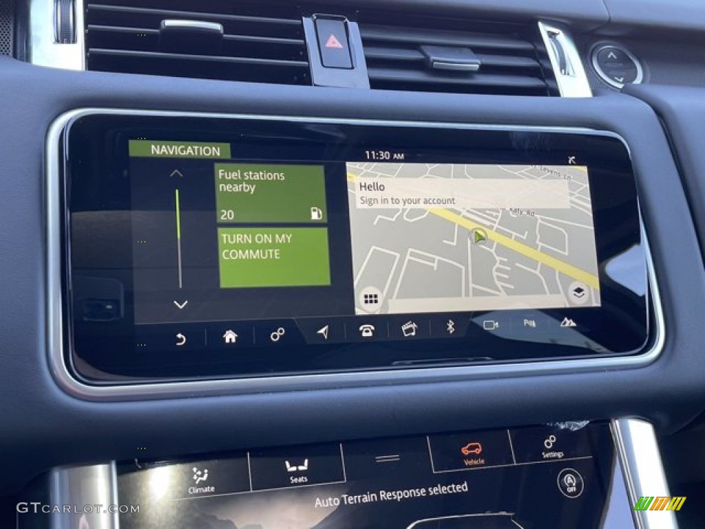 2021 Land Rover Range Rover Sport SVR Navigation Photo #141300321