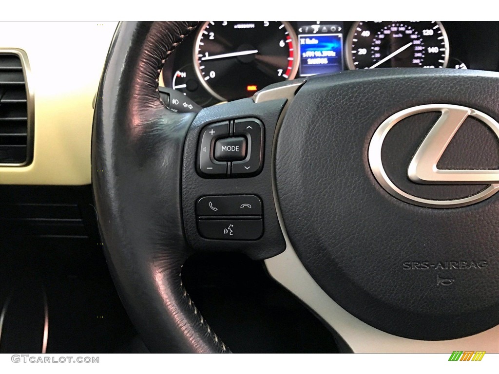 2015 Lexus NX 200t Creme Steering Wheel Photo #141301077