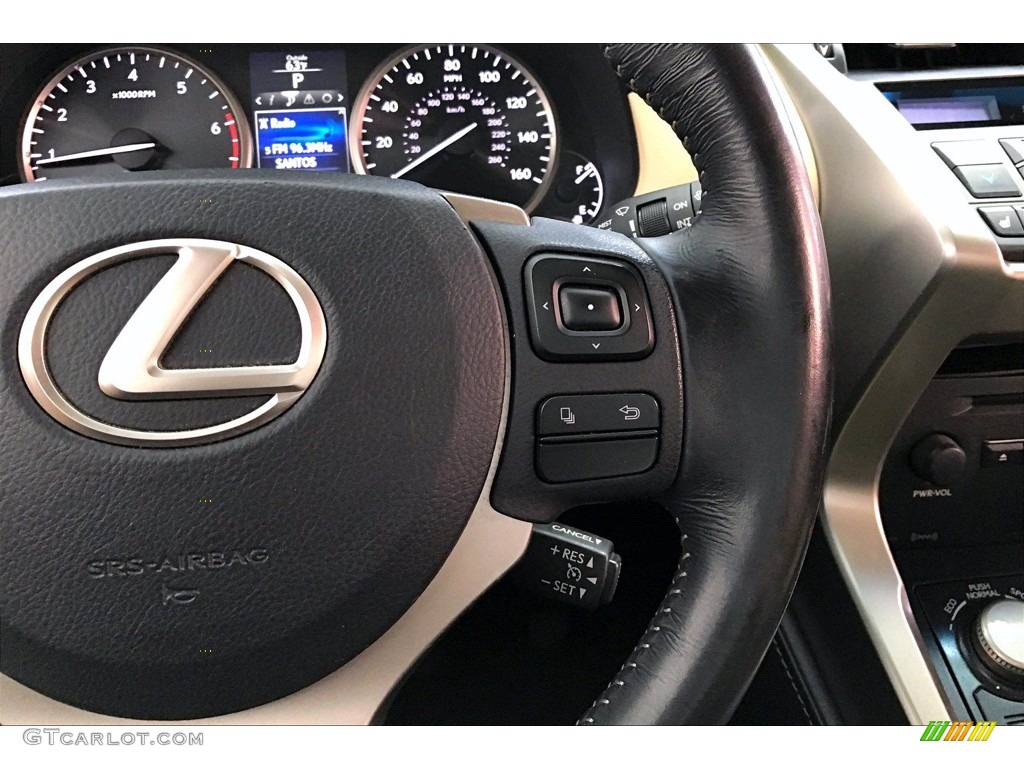 2015 Lexus NX 200t Creme Steering Wheel Photo #141301098