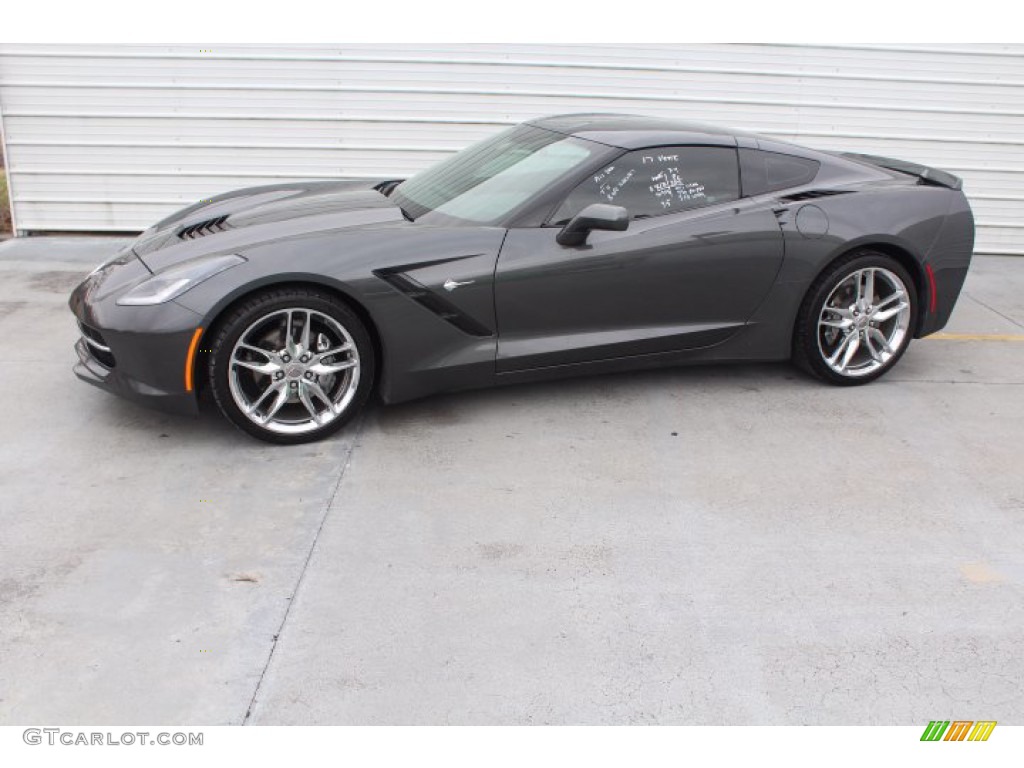 Watkins Glen Gray Metallic 2017 Chevrolet Corvette Stingray Coupe Exterior Photo #141301302