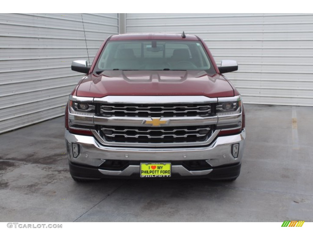 2016 Silverado 1500 LTZ Crew Cab 4x4 - Siren Red Tintcoat / Cocoa/Dune photo #3