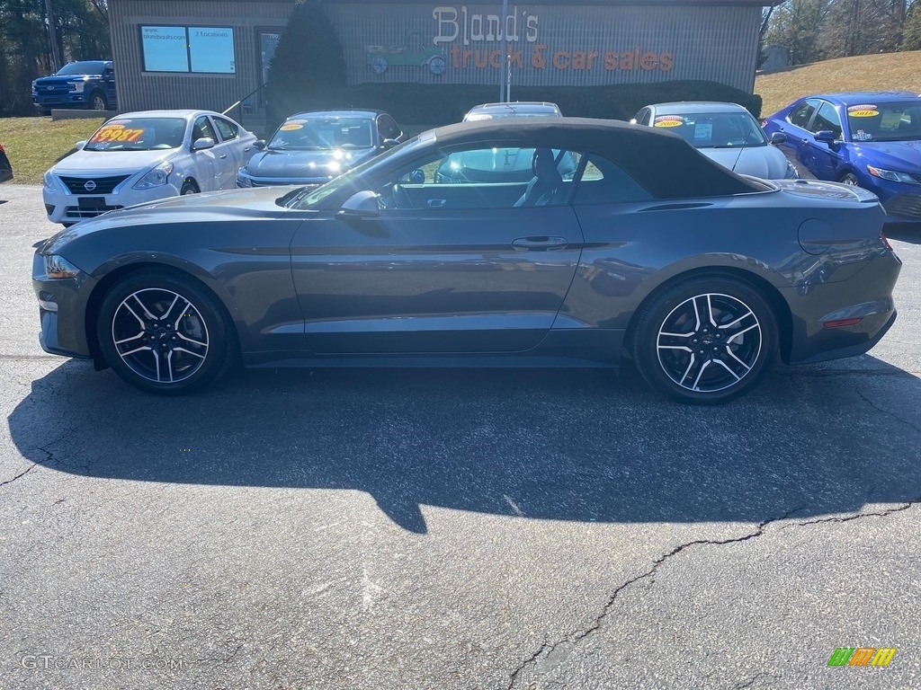 2019 Mustang EcoBoost Premium Convertible - Magnetic / Ebony photo #1