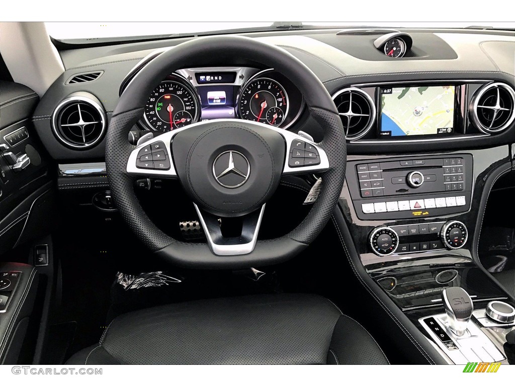 2017 Mercedes-Benz SL 450 Roadster Black Dashboard Photo #141303321