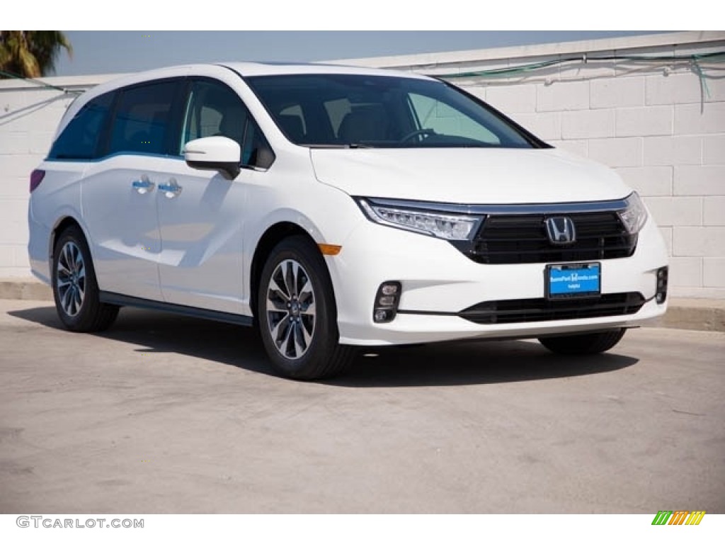 Platinum White Pearl 2022 Honda Odyssey EX-L Exterior Photo #141303390