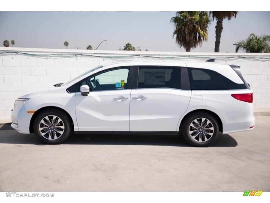 Platinum White Pearl 2022 Honda Odyssey EX-L Exterior Photo #141303453
