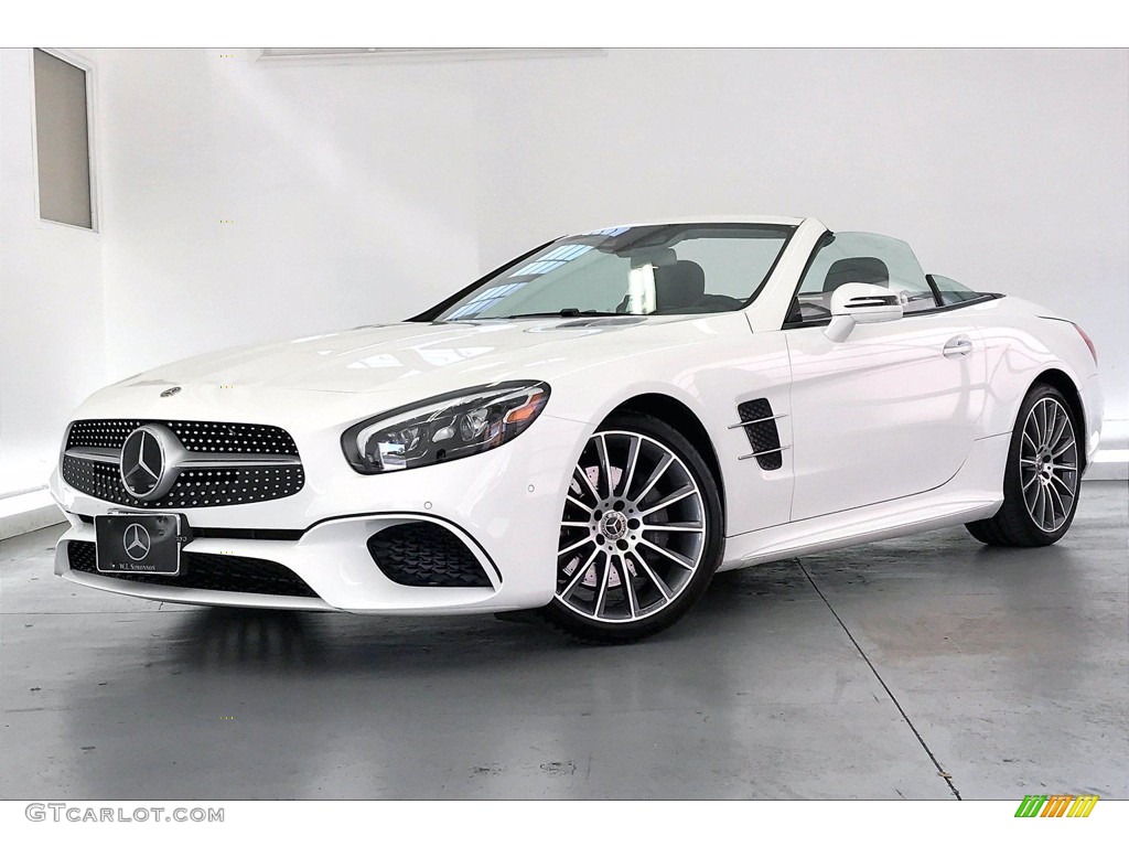 Polar White 2017 Mercedes-Benz SL 450 Roadster Exterior Photo #141303501