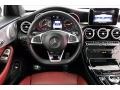 Cranberry Red/Black Dashboard Photo for 2018 Mercedes-Benz C #141304110