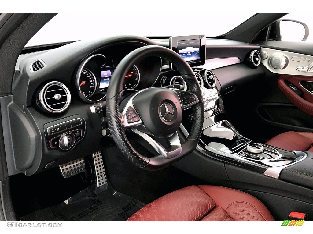 Cranberry Red/Black Interior 2018 Mercedes-Benz C 300 Coupe Photo #141304248