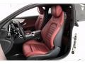 Cranberry Red/Black Front Seat Photo for 2018 Mercedes-Benz C #141304299