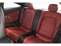 Cranberry Red/Black Rear Seat Photo for 2018 Mercedes-Benz C #141304326
