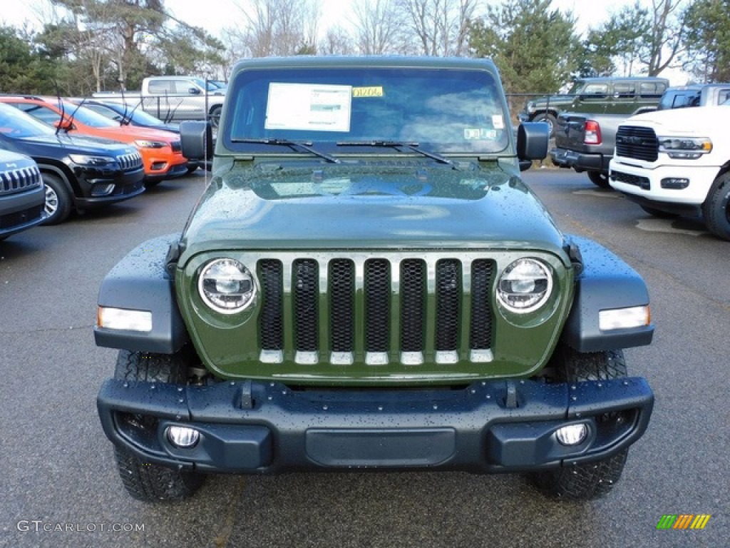 2021 Wrangler Unlimited Freedom Edition 4x4 - Sarge Green / Black photo #2