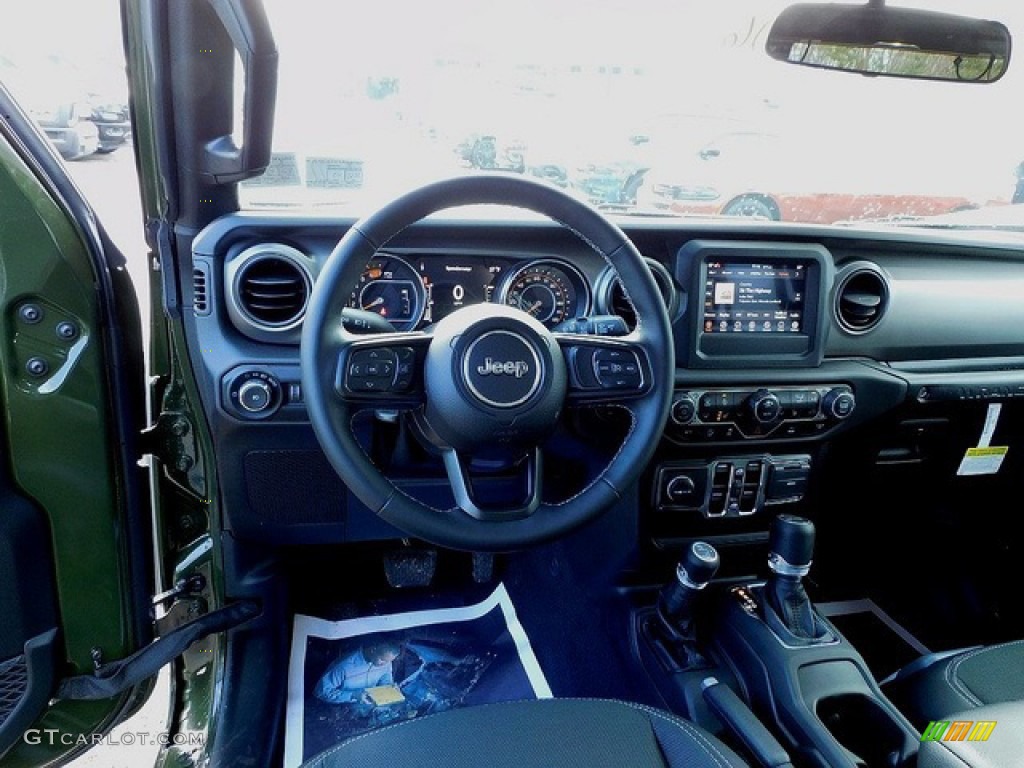 2021 Jeep Wrangler Unlimited Freedom Edition 4x4 Black Dashboard Photo #141305423