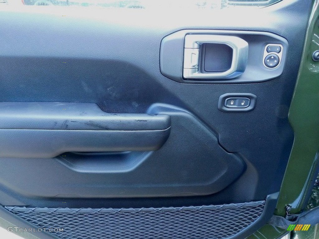 2021 Jeep Wrangler Unlimited Freedom Edition 4x4 Black Door Panel Photo #141305441