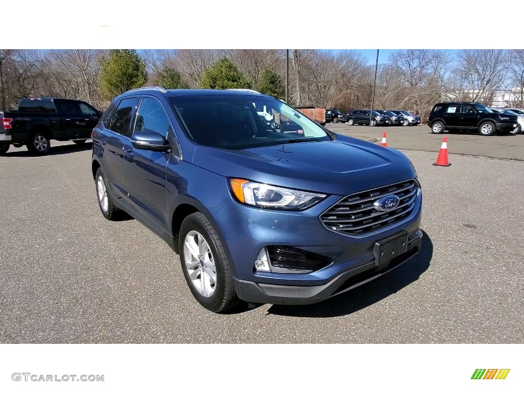 2019 Edge SEL AWD - Blue Metallic / Ebony photo #1