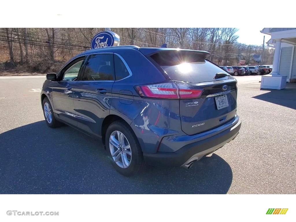 2019 Edge SEL AWD - Blue Metallic / Ebony photo #5